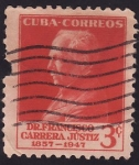 Sellos de America - Cuba -  Dr. Francisco Carrera Justiz 1857-1947