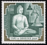 Stamps France -  INDONESIA: Conjunto de Borobudur