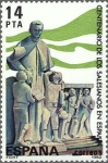Stamps Spain -  ESPAÑA 1982 2684 Sello Nuevo Centenario de la llegada a España de los Padres Salesianos c/s charnela