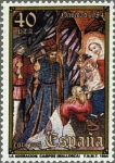 Stamps Spain -  ESPAÑA 1984 2777 Sello Nuevo Navidad Adoracion Reyes Magos Iglesia de Campos c/señal charnela Yvert2