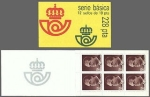 Stamps Spain -  ESPAÑA 1986 2834C (II) Sellos ** Serie Rey D. Juan Carlos I 2x6 sellos de 19pts
