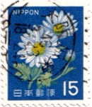 Stamps : Asia : Japan :  Flores. La margarita