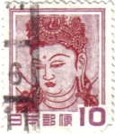 Stamps Japan -  La Diosa kannon