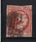 Stamps Spain -  Edifil  17  Reinado de Isabel II  