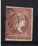 Stamps Spain -  Edifil  42  Reinado de Isabel II  