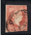Stamps Europe - Spain -  Edifil  48  Reinado de Isabel II  