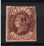 Stamps Spain -  Edifil  58  Reinado de Isabel II  