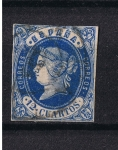 Stamps Europe - Spain -  Edifil  59  Reinado de Isabel II  