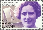 Stamps Europe - Spain -  ESPAÑA 1988 2929 Sello Nuevo Centenario de Personalidades Clara Campoamor