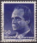 Stamps : Europe : Spain :  ESPAÑA 1989 3005 Sello Serie Basica Rey D. Juan Carlos I efigie 50 pts usado Yvert2497 Michel2762