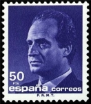 Stamps Spain -  ESPAÑA 1989 3005 Sello Nuevo Basica Rey D. Juan Carlos I 50pts Michel 2892