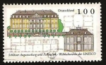 Stamps Germany -  castillos de augustusburg y falkenluss