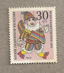 Stamps Germany -  Payaso, beneficiencia 1970