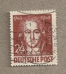 Stamps Germany -  Goethe, escritor
