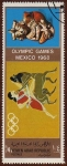 Stamps Yemen -  OLYMPIC GAMES. MEXICO 1968