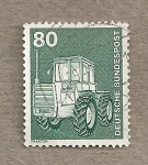 Stamps Germany -  Tractor