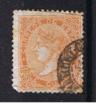 Stamps Europe - Spain -  Edifil  89 A  Reinado de Isabel II  