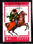 Stamps Hungary -  Baranyay Huszar 1762