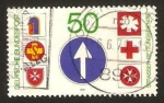 Stamps Germany -  señales de ayuda en carretera