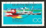 Sellos de Europa - Alemania -  euregio bodensee, barco a vapor