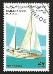 Sellos de Africa - Marruecos -  barco de vela