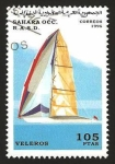 Stamps Morocco -  barco de vela