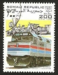 Sellos de Africa - Somalia -  tren