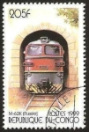 Stamps Republic of the Congo -  tren