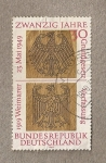 Stamps Germany -  20 Aniv proclamación leyes