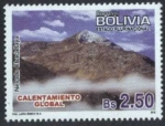 Stamps Bolivia -  Calentamiento Global