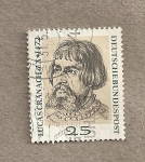 Stamps Germany -  Lucas Cranach, pintor