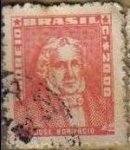 Sellos del Mundo : America : Brasil : BRASIL 1959 Scott 800 Sello Personaje Jose Bonifacio 20cr Usado