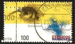 Stamps Germany -  expo 2000, exposicion universal en hannover
