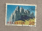 Stamps Switzerland -  Montaña Kreuzberge