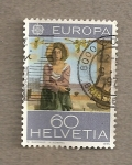 Stamps Switzerland -  Trabajadora viñedo, Europa