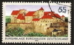 Stamps Germany -  vista de burghausen