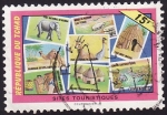 Stamps : Africa : Chad :  Sites Touristiques / Sitios Turísticos
