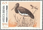 Stamps Spain -  ESPAÑA 1993 3270 Sello Nuevo América-UPAEP Aves en peligro de extinción Cigüeña Negra