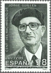 Stamps Spain -  ESPAÑA 1993 3275 Sello Nuevo Efemérides Centenario Nacimento Jorge Guillén