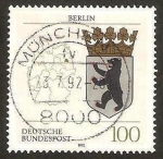 Sellos de Europa - Alemania -  escudo de armas de berlin