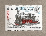 Sellos de Europa - Rumania -  Locomotora año 1909