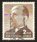 Stamps Germany -  presidente walter ulbricht