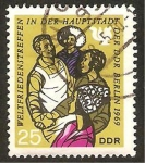 Stamps Germany -  reunion mundial por la paz, en berlin