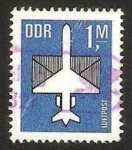 Stamps Germany -  10 - Avión y carta