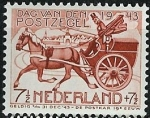 Sellos de Europa - Holanda -  Carruaje siglo XIX