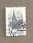 Stamps Russia -  Torre del Reloj, Moscú