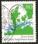 Stamps Germany -  canal de kiel
