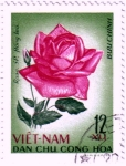 Sellos de Asia - Vietnam -   Rosa SP. höng leo