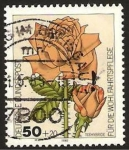 Stamps Germany -  982 - Rosa
