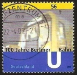 Stamps Germany -  centº del metro de berlin